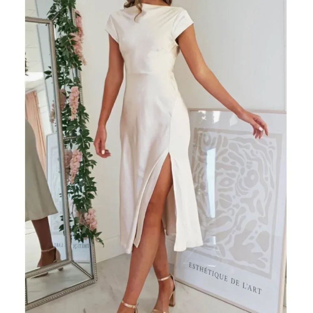 Black midi dress